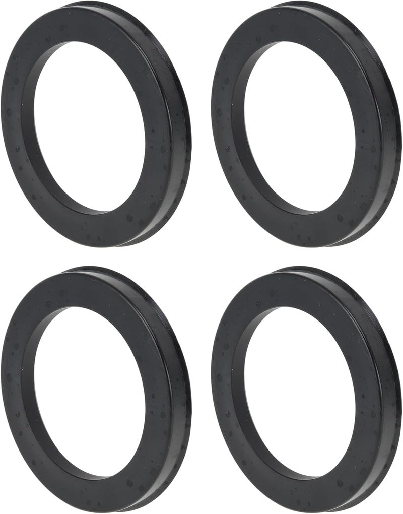 VekAuto 93.1mm to 66.1mm Car Wheel Hub Centric Rings Black Polycarbonate Wheels Center Shaft Shock Absorbing Hubrings 4 Pcs - Image 1